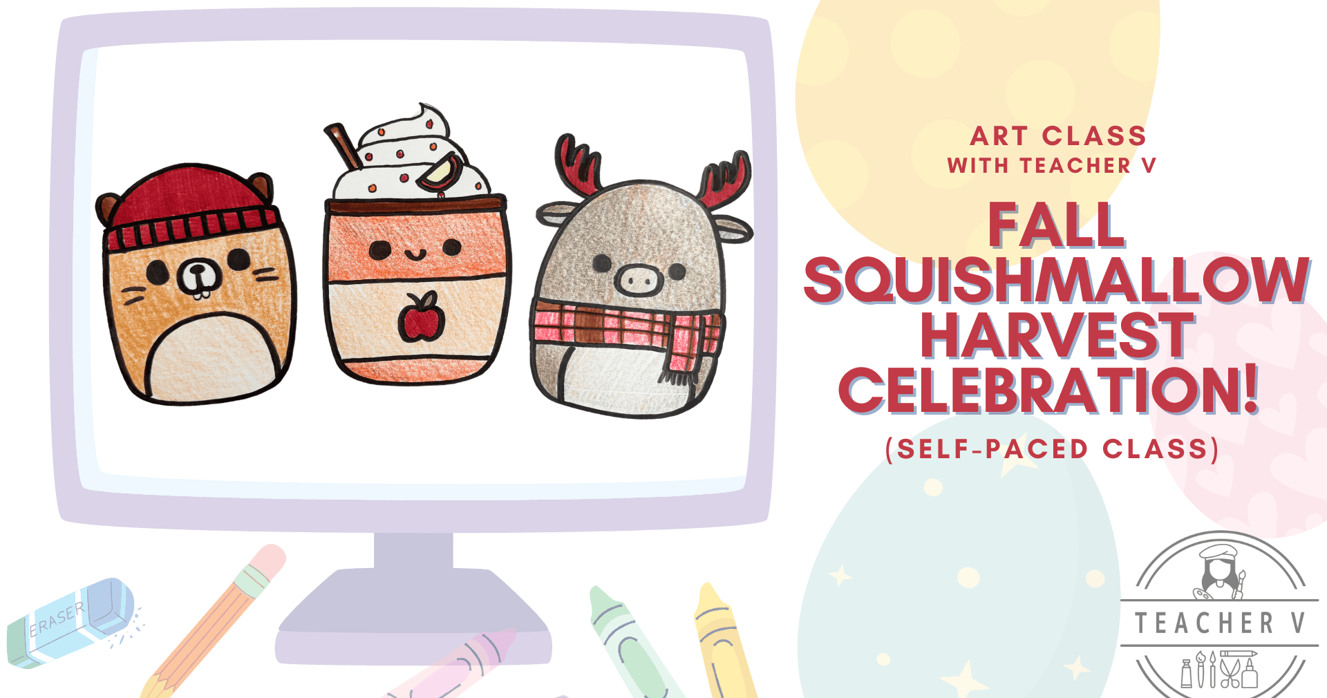 Art Class - Squishmallow Harvest Drawing