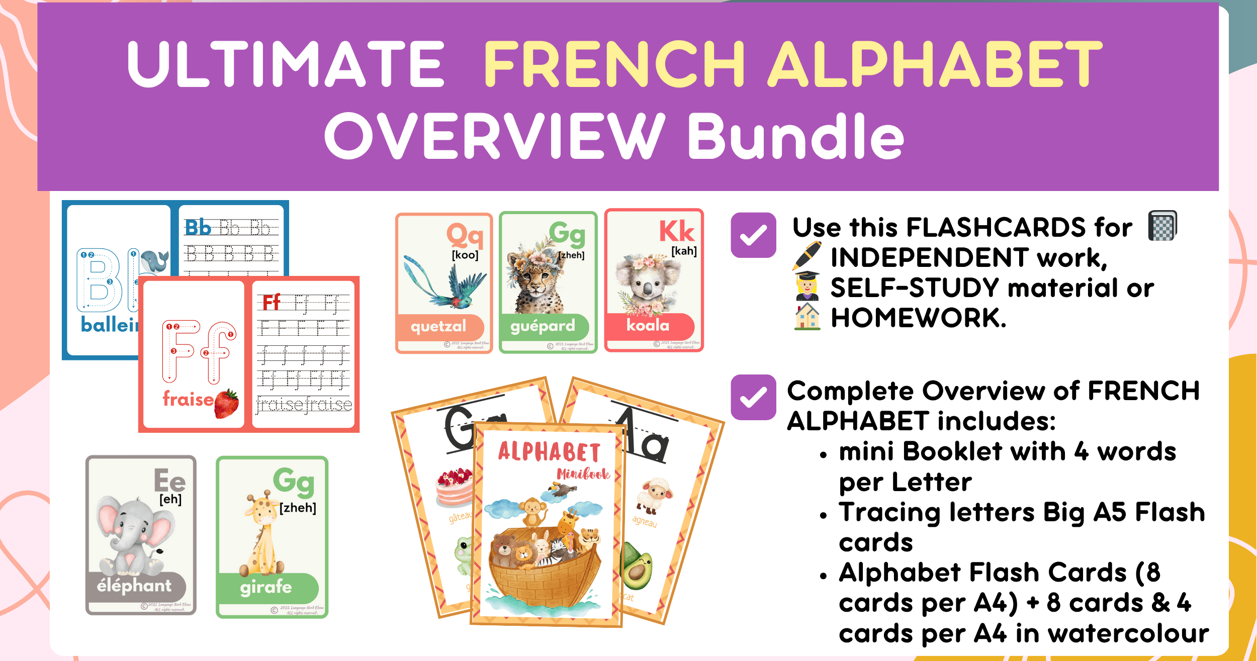 World Languages Class - French Alphabet