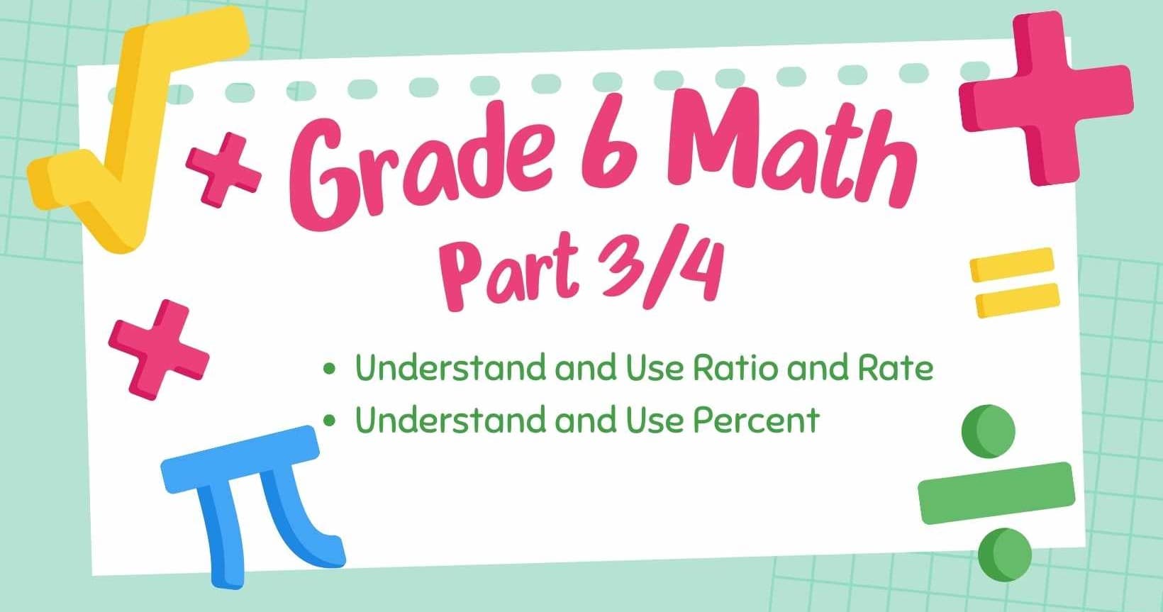 Math Class - Mastering Rates, Percents