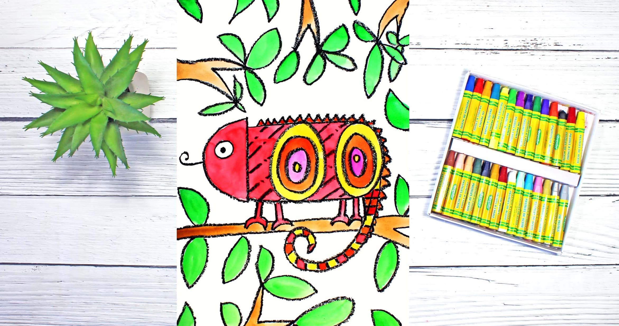 Art Class - Draw & Paint Chameleons