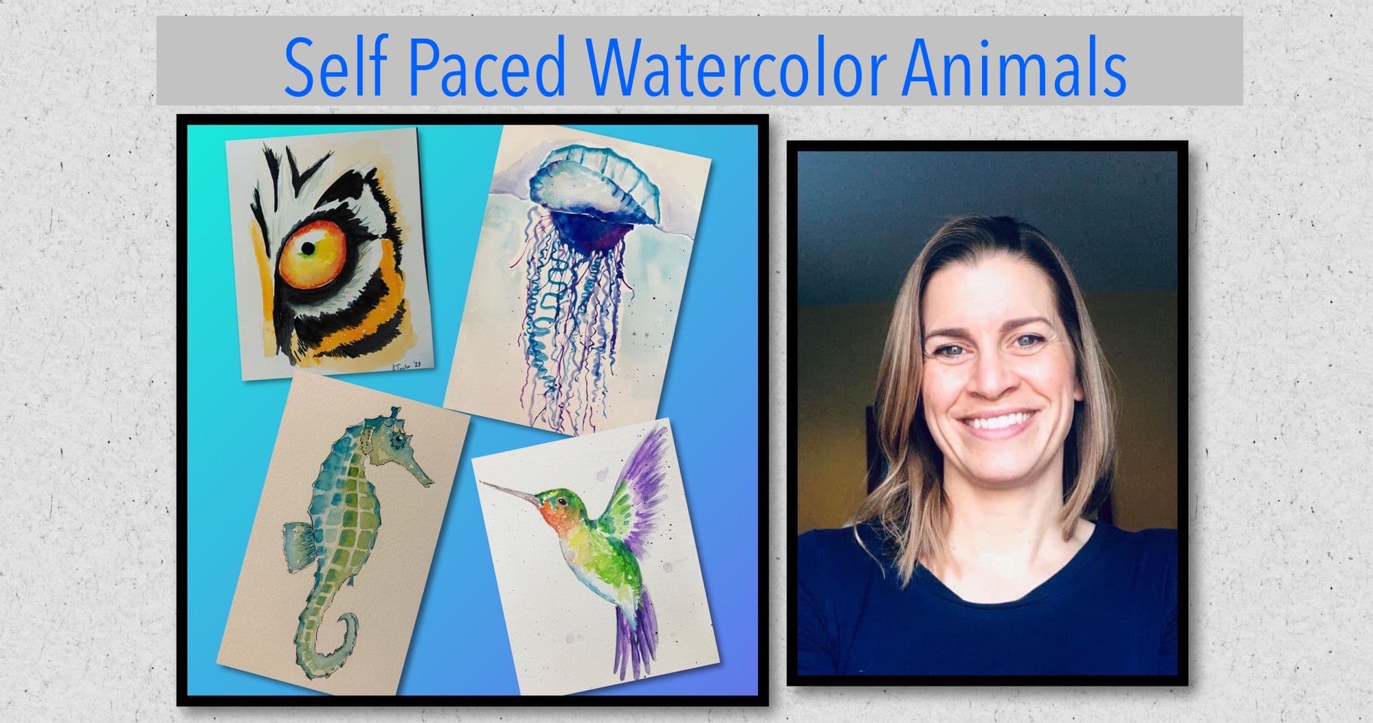 Art Class - Watercolor Painting Animals