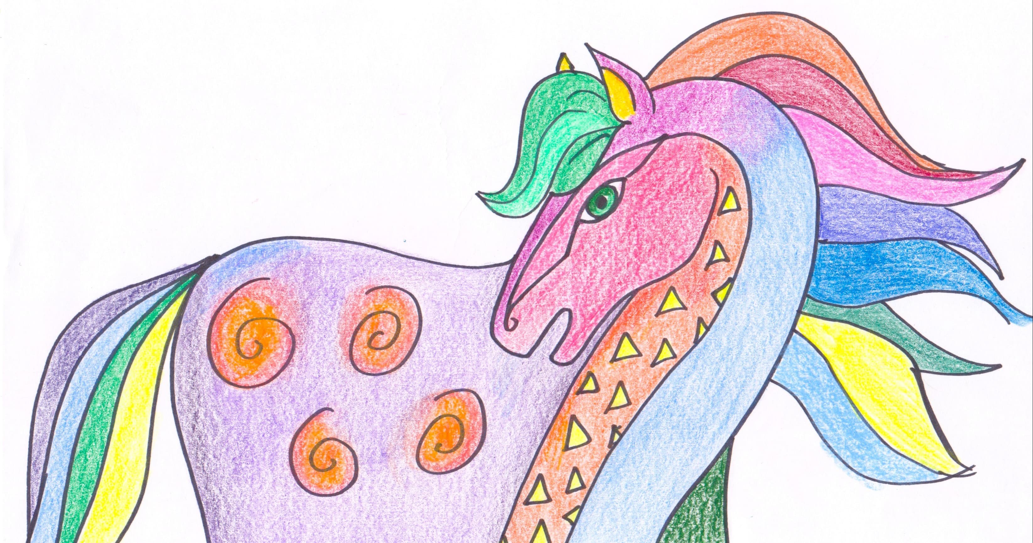 Art Class - Draw Laurel Burch Horses
