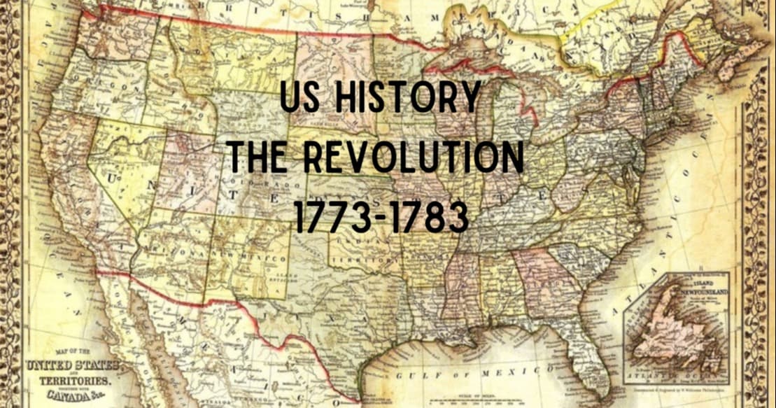 Social Studies Class - Revolutionary US