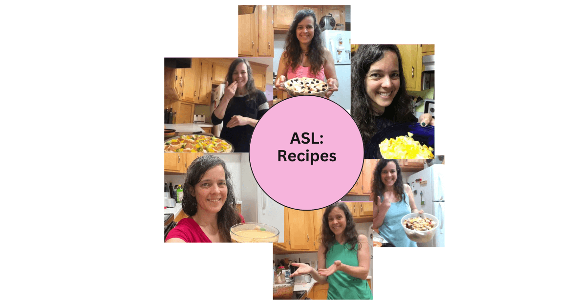 World Languages Class - ASL: Recipes