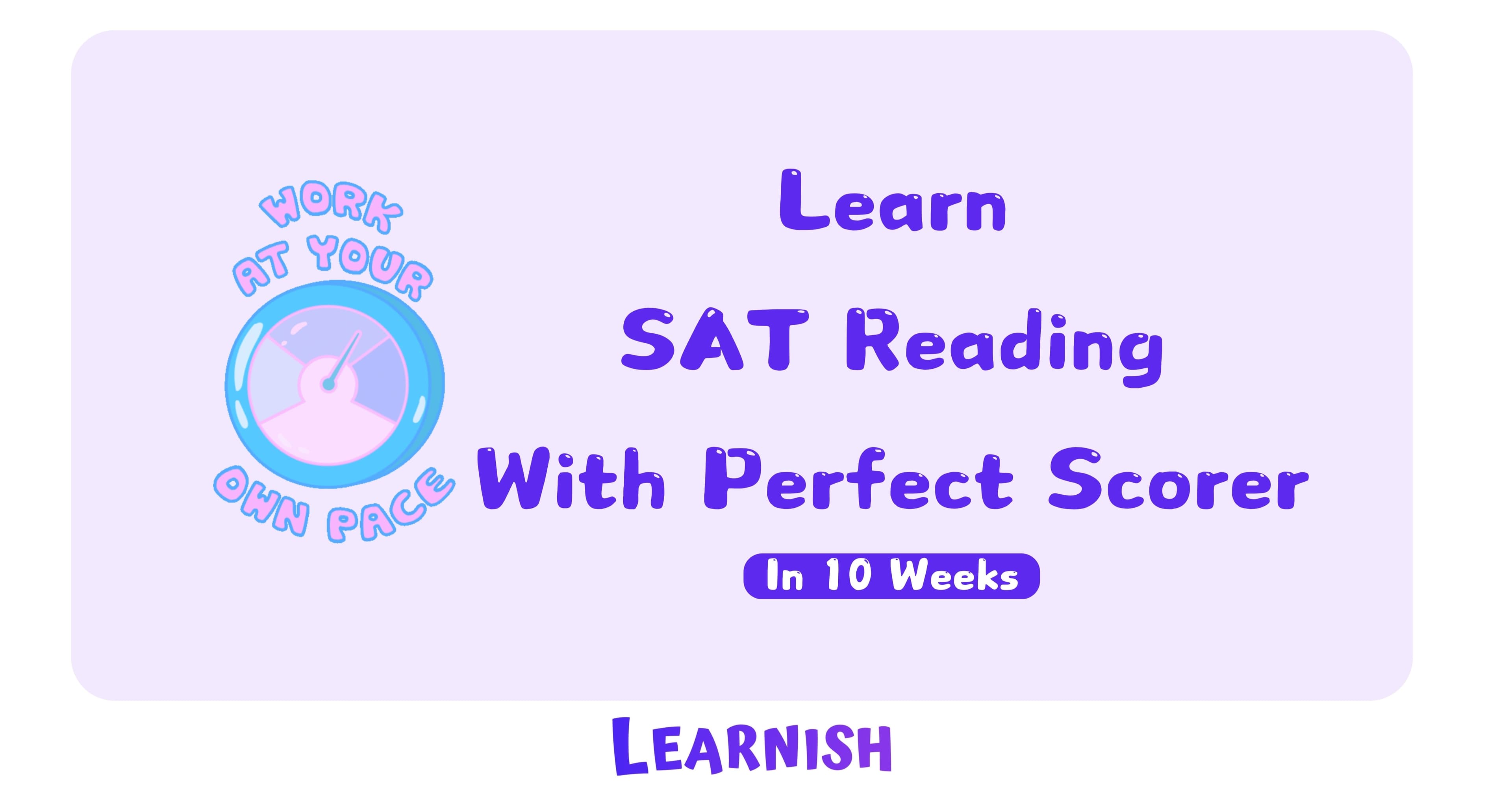 Test Prep Class - Ace the SAT R&W Exam