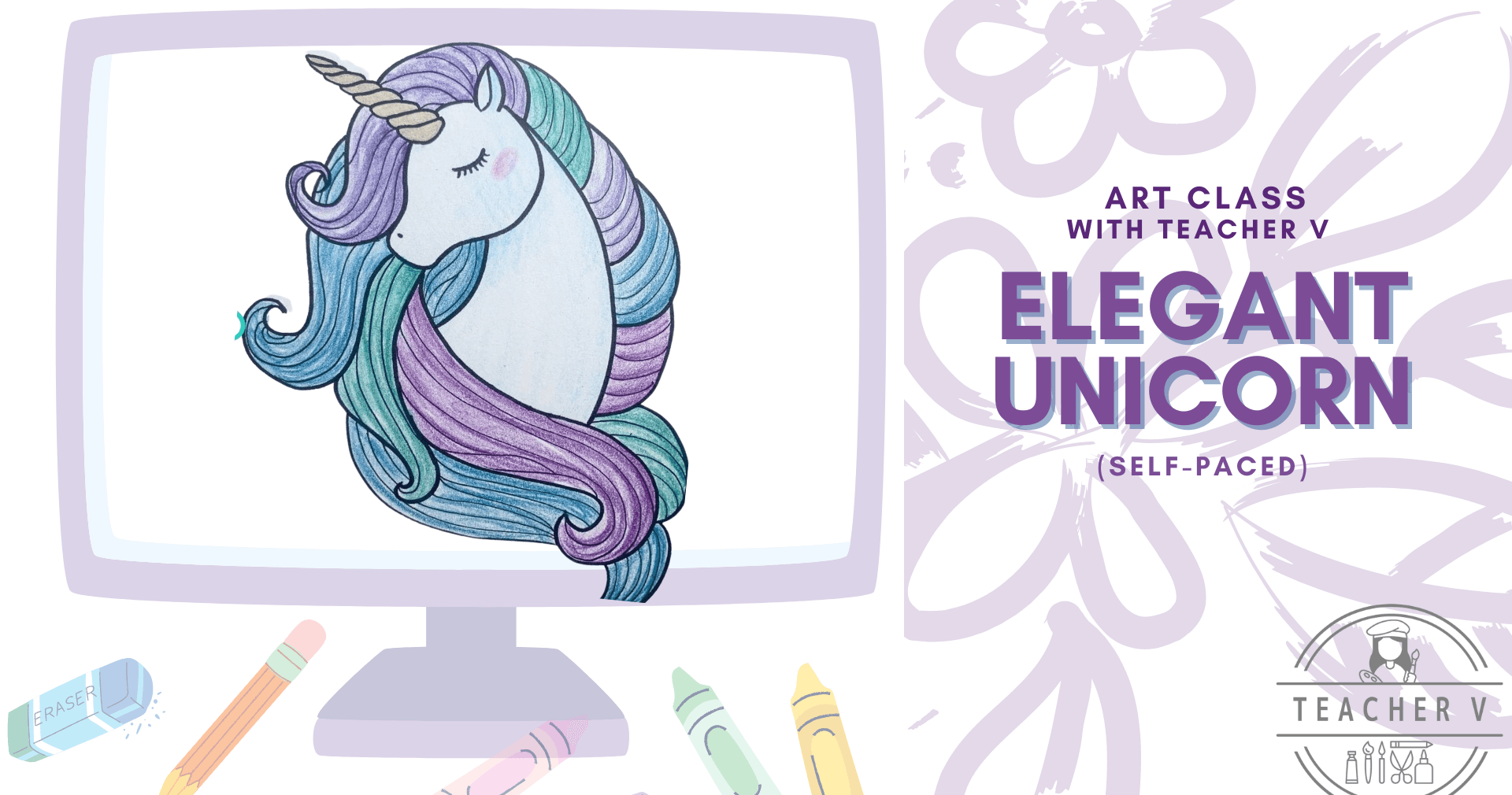 Art Class - Elegant Unicorn Drawing