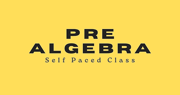 Math Class - Pre-Algebra Essentials