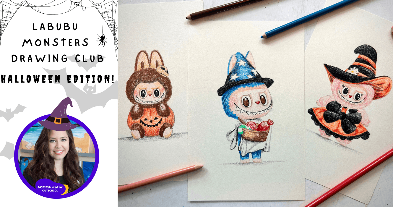 Art Class - Spooky Labubu Art Club