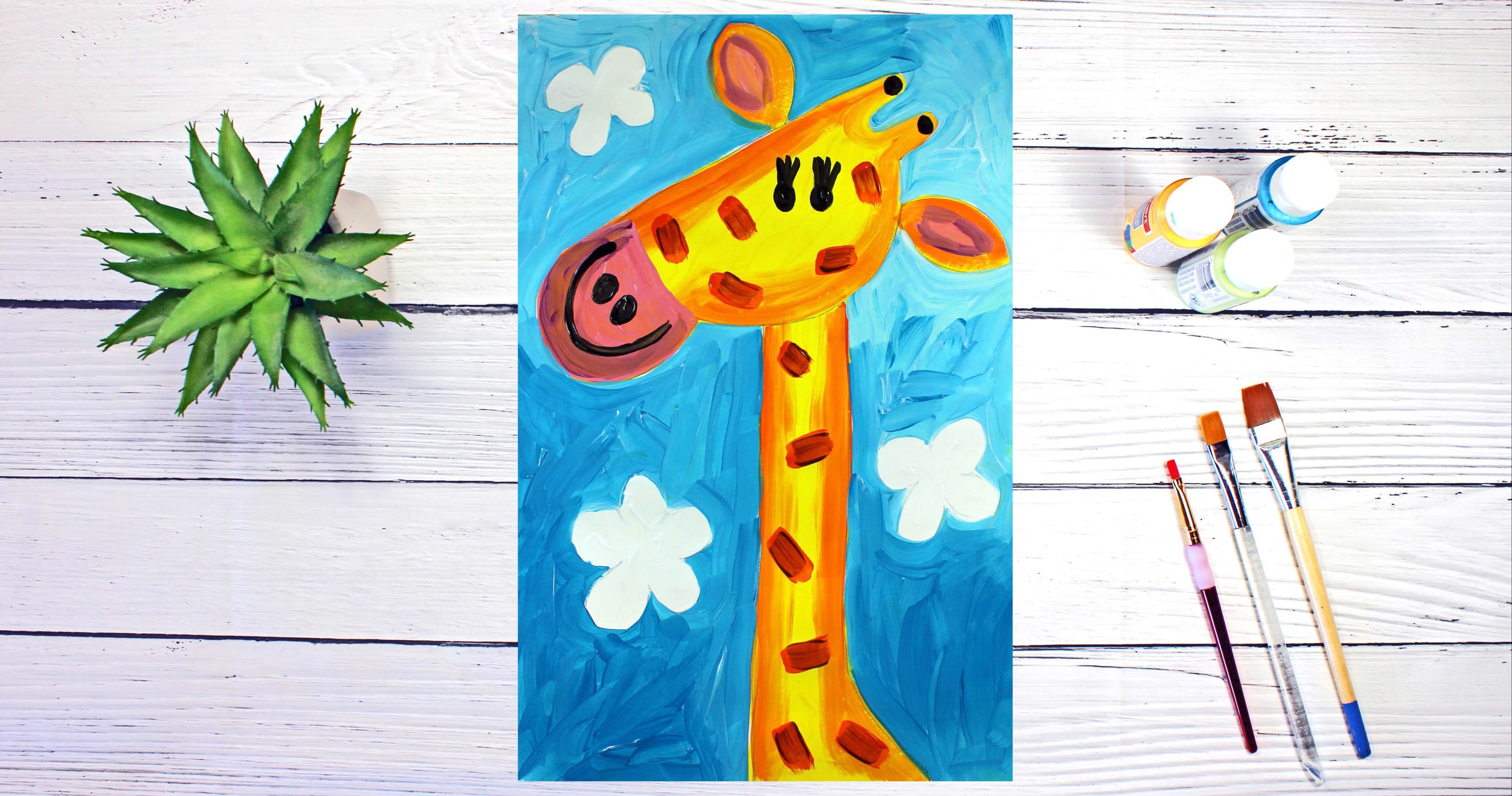 Art Class - Draw & Paint Jungle Giraffe