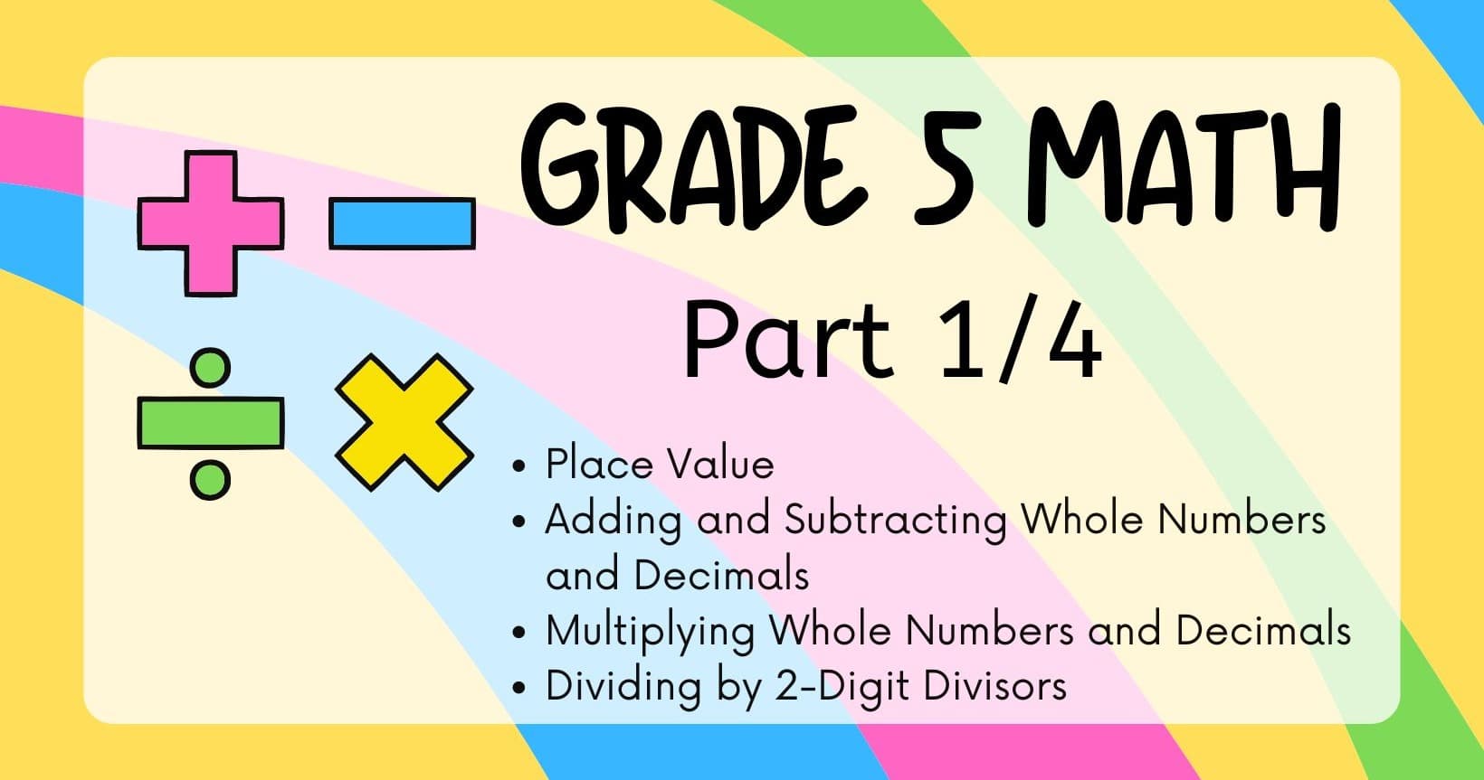 Math Class - Grade 5 Math: Numbers