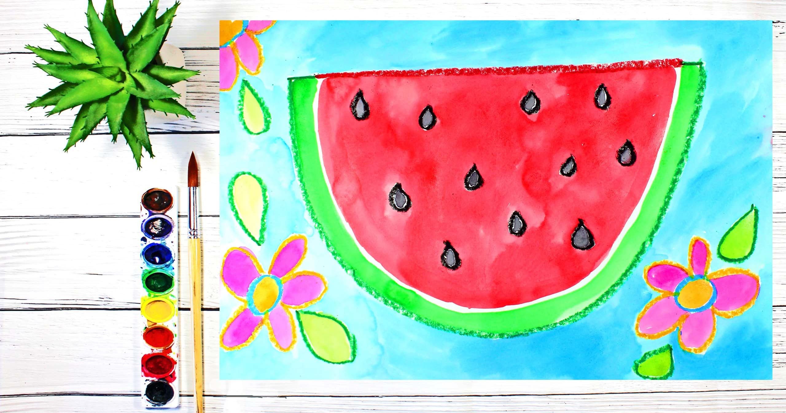 Art Class - Draw & Paint Tropical Fruit