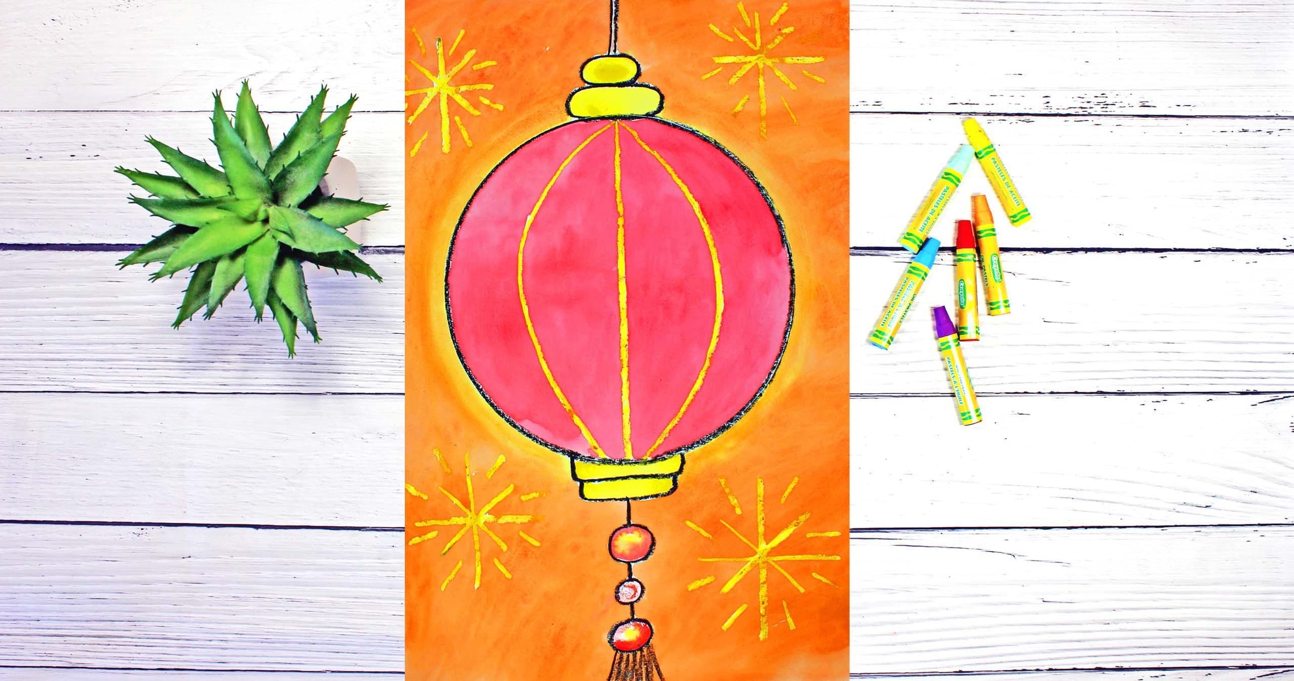 Art Class - Draw & Paint Chinese Lantern