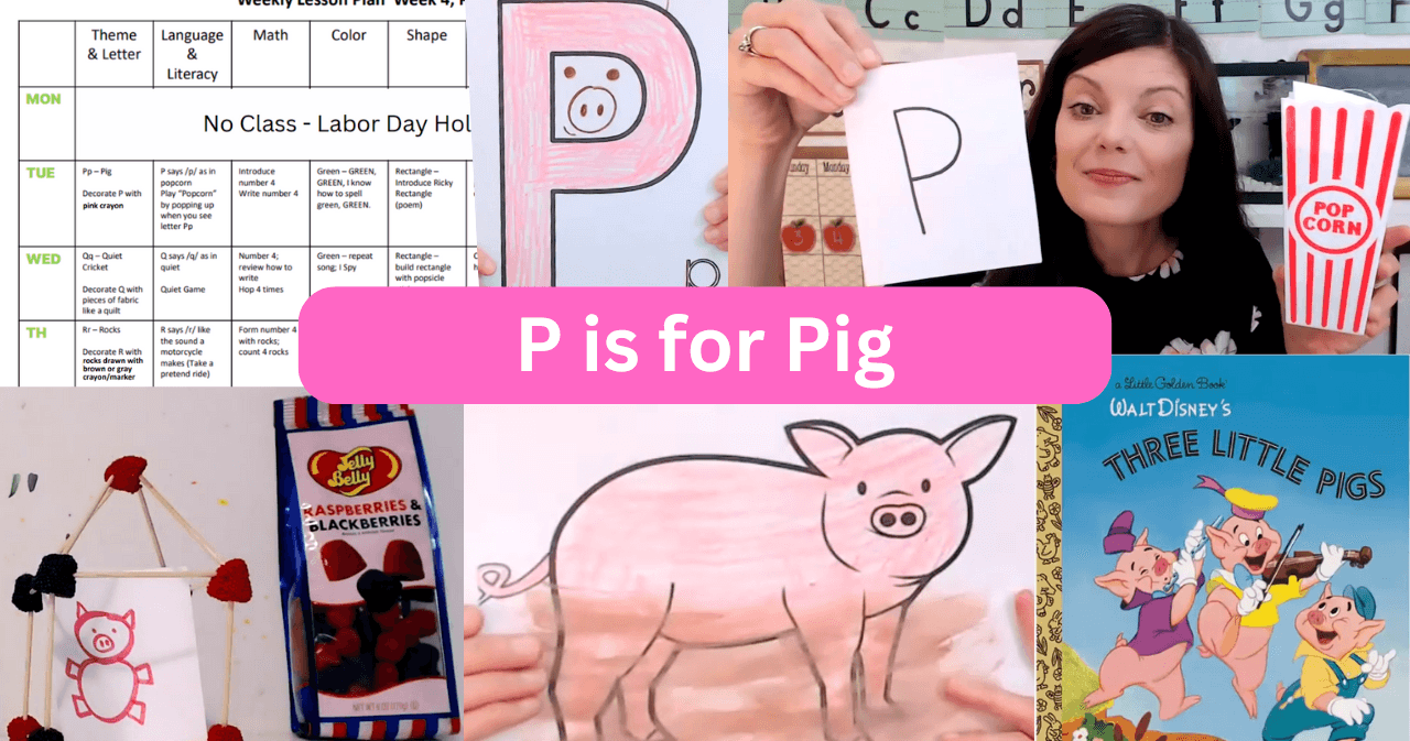 Early Education Class - P is for Pig