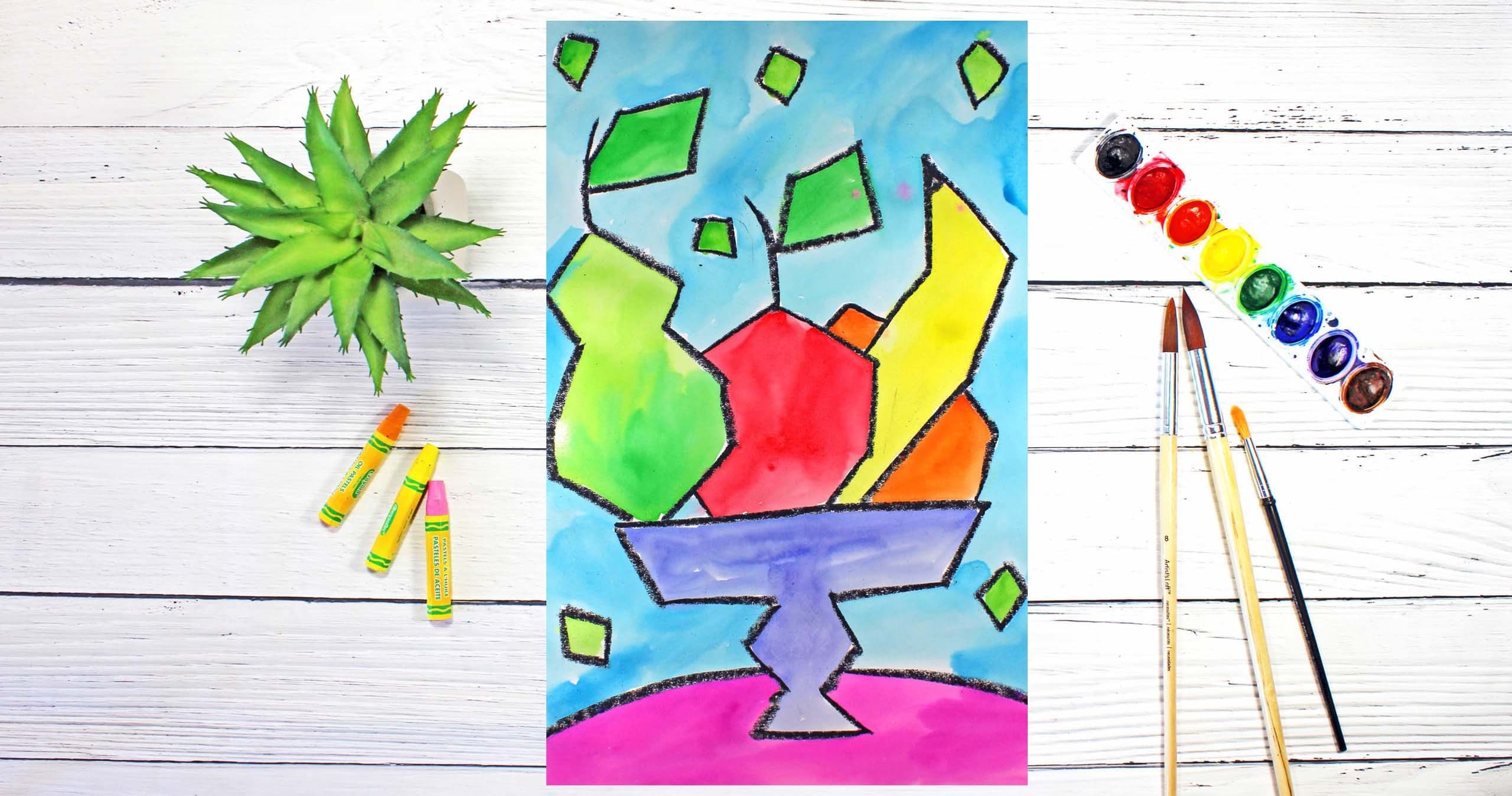 Art Class - Cubist Fruit Painting Class