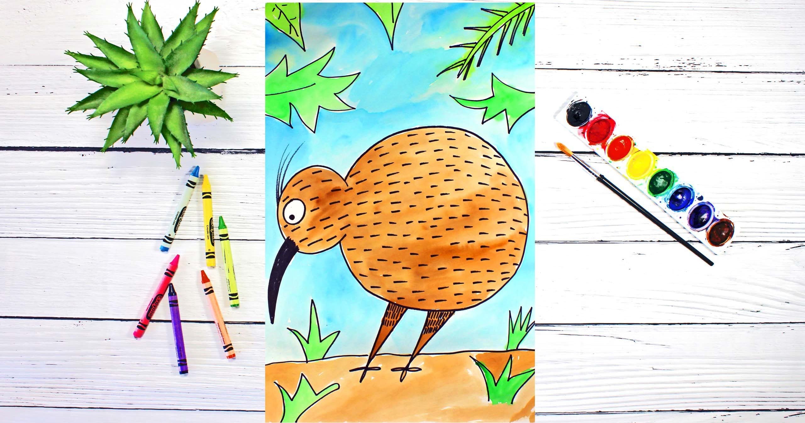 Art Class - Draw & Paint Kiwi Birds