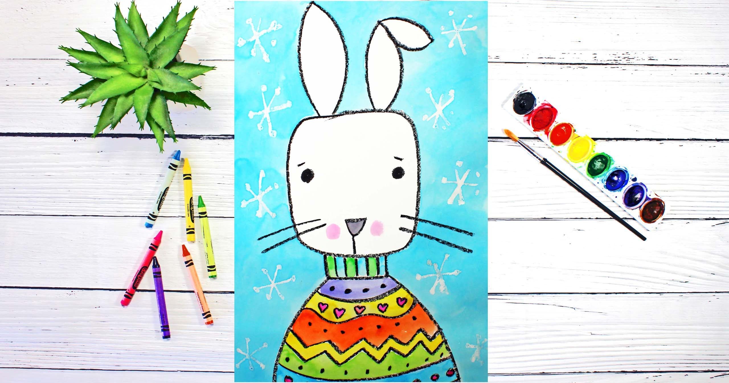 Art Class - Cozy Bunny in Sweater Art
