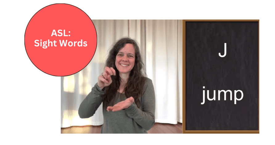 World Languages Class - ASL Sight Word