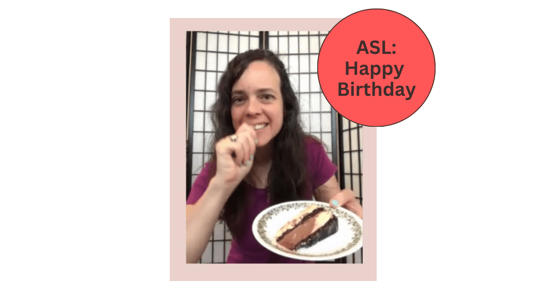 World Languages Class - ASL Birthday