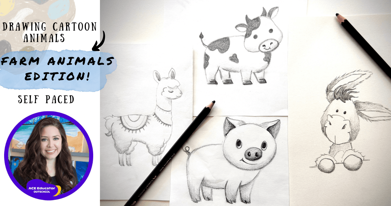 Art Class - Fun Farmyard Drawing Class