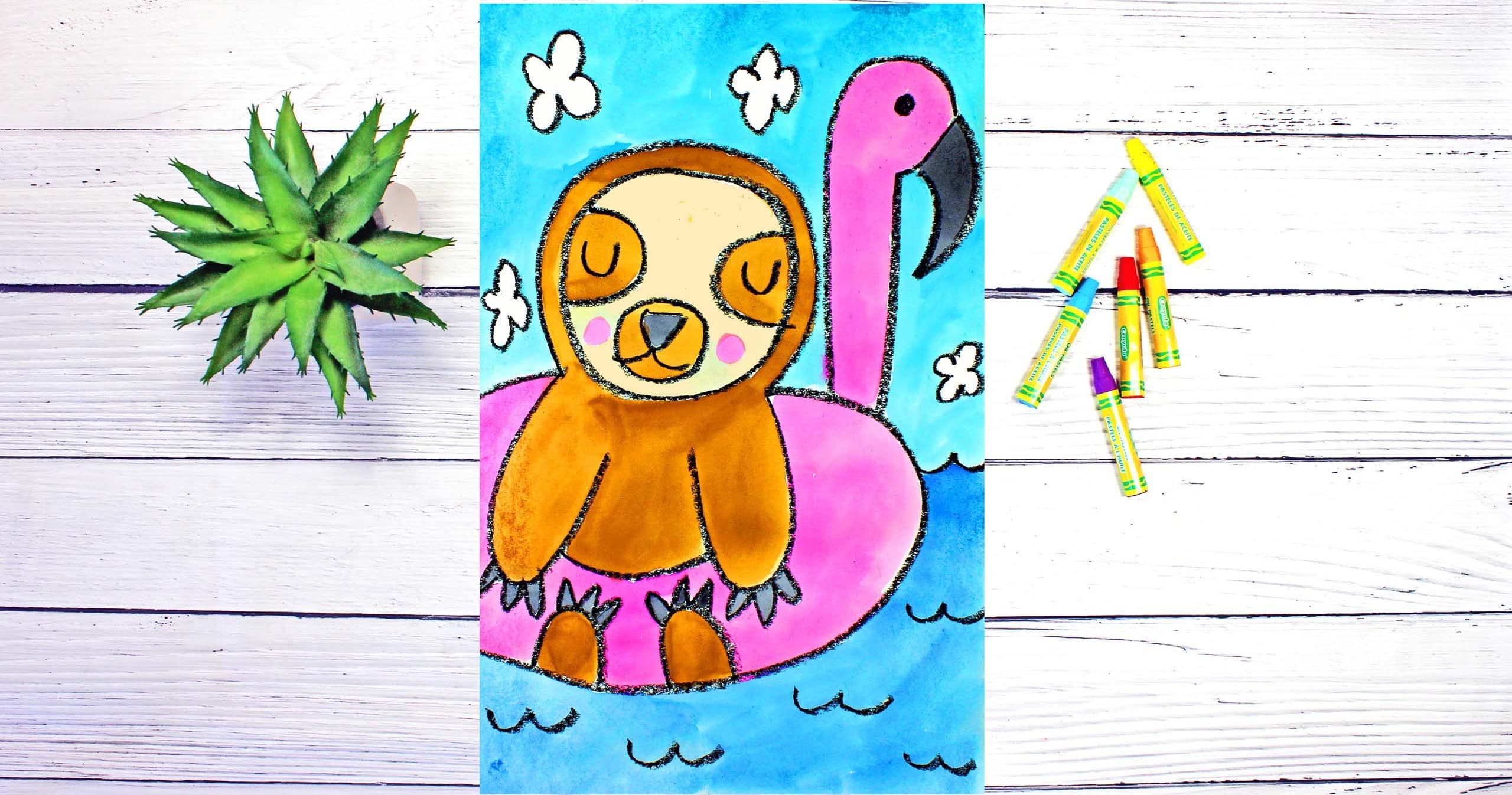Art Class - Beginner's Sloth Painting