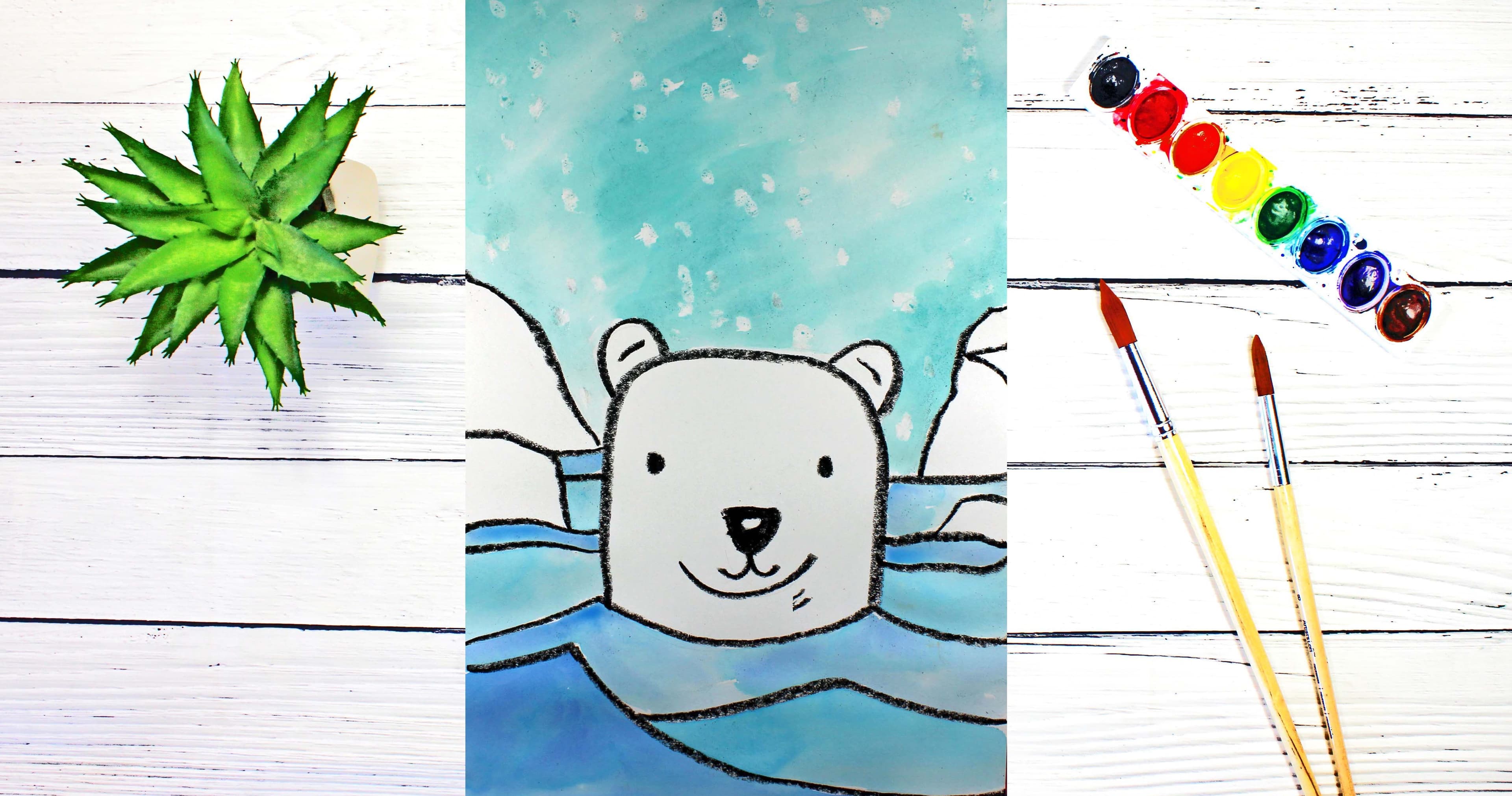 Art Class - Beginner's Polar Bear Art