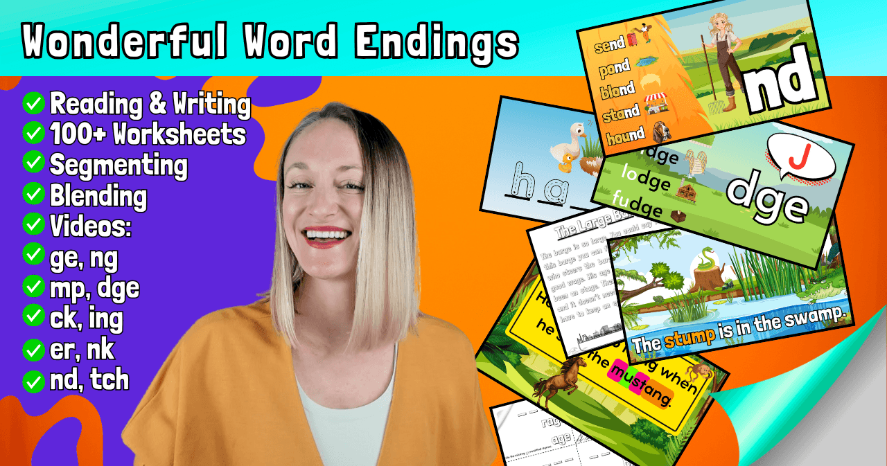 English Class - Wonderful Word Endings