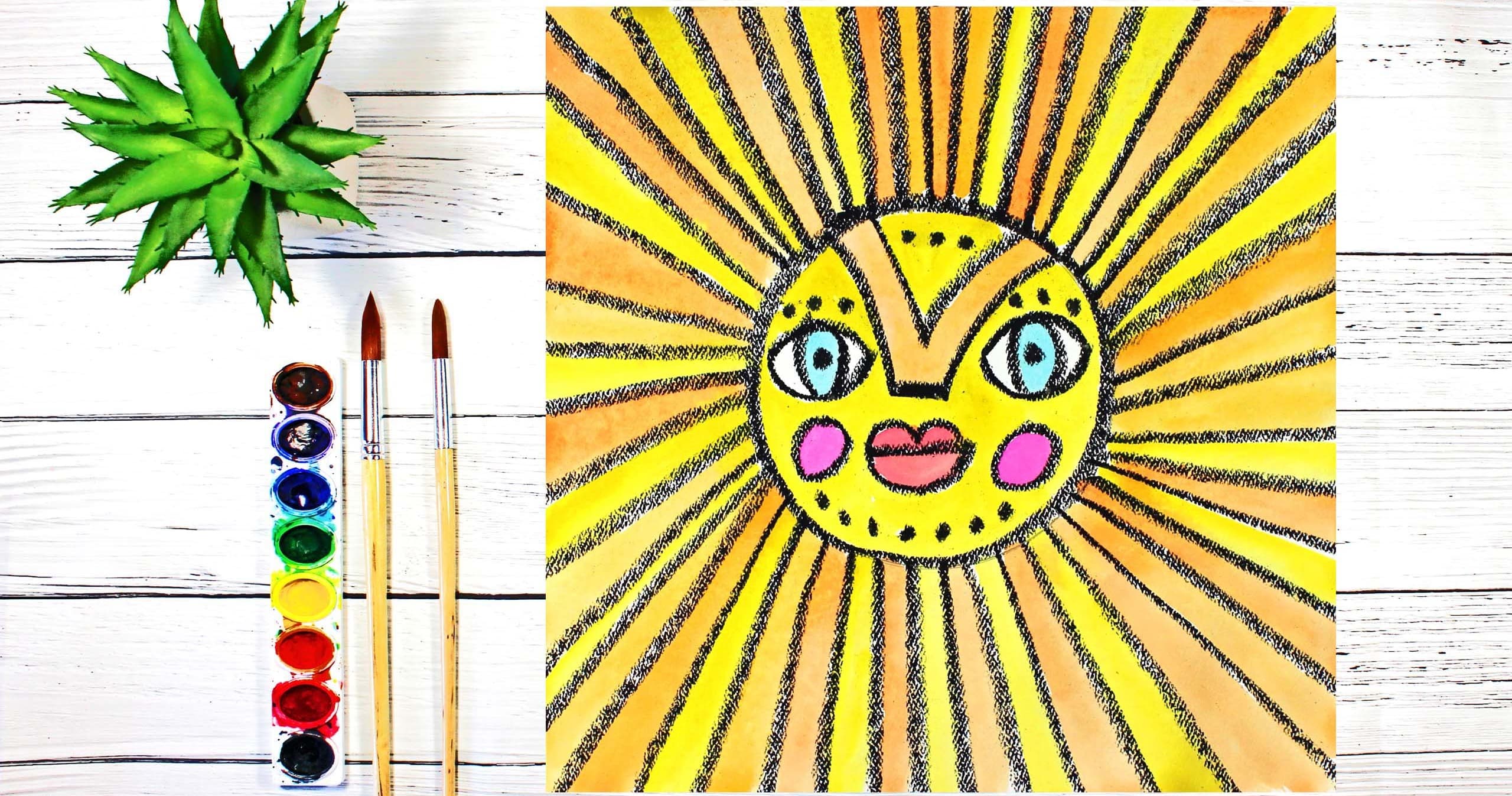 Art Class - Beginner's Folk Art Sun
