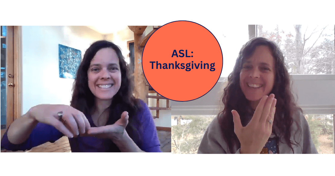 World Languages Class - ASL Thanksgiving
