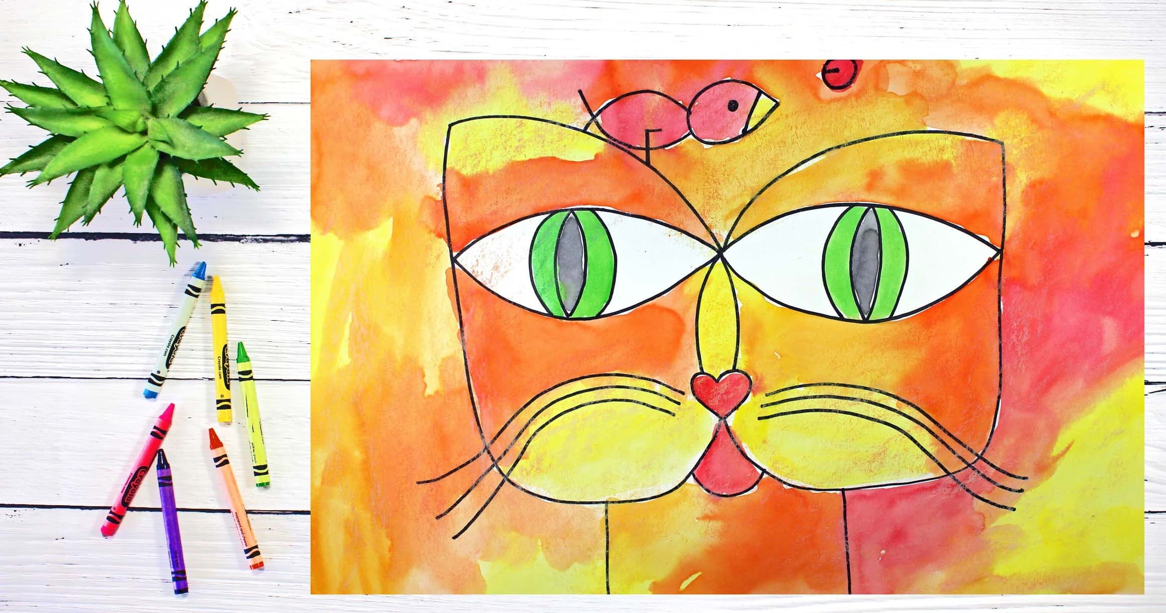 Art Class - Draw & Paint Cat & Bird Art