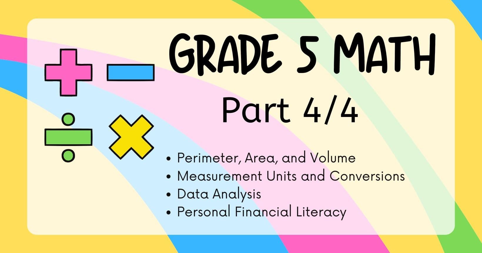 Math Class - Grade 5 Math: Geometry &