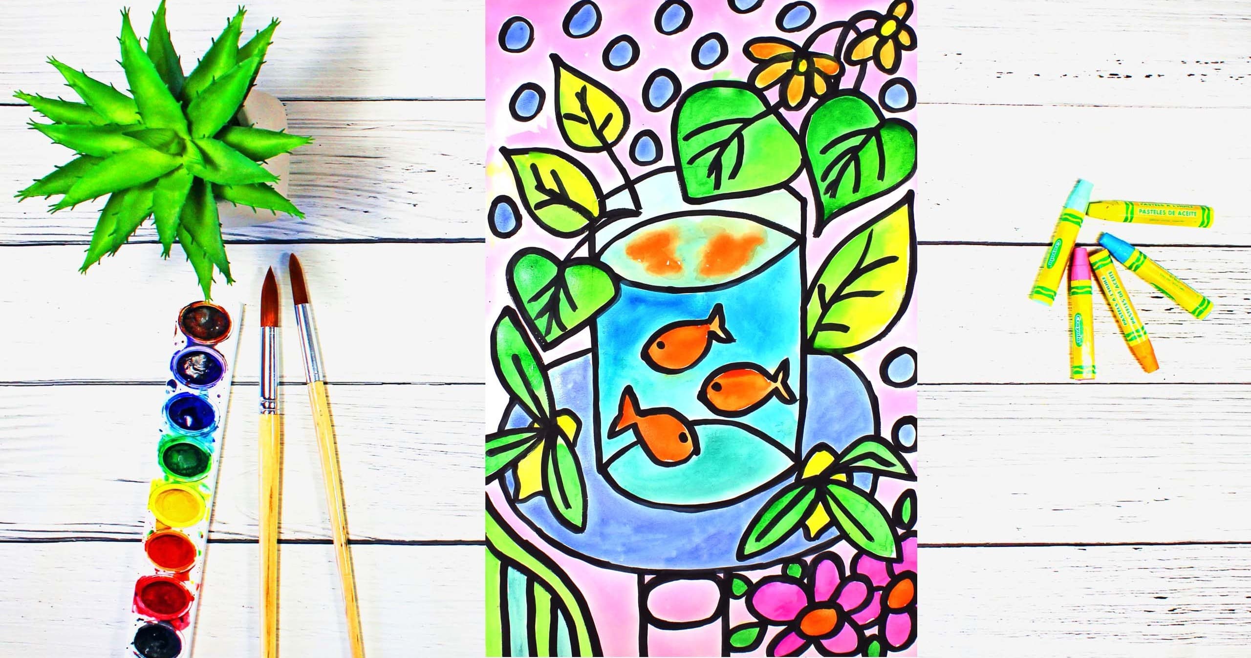 Art Class - Paint Goldfish à la Matisse