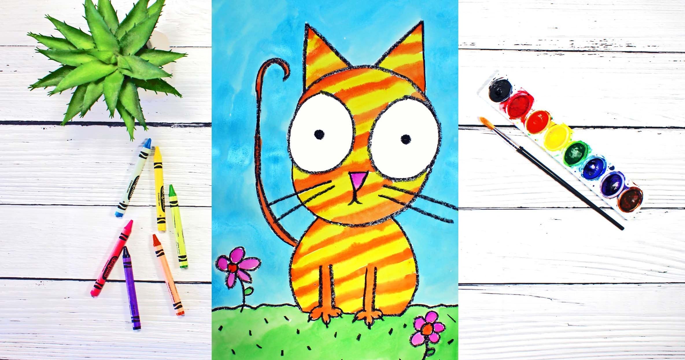 Art Class - Draw & Paint Kitty for 100th