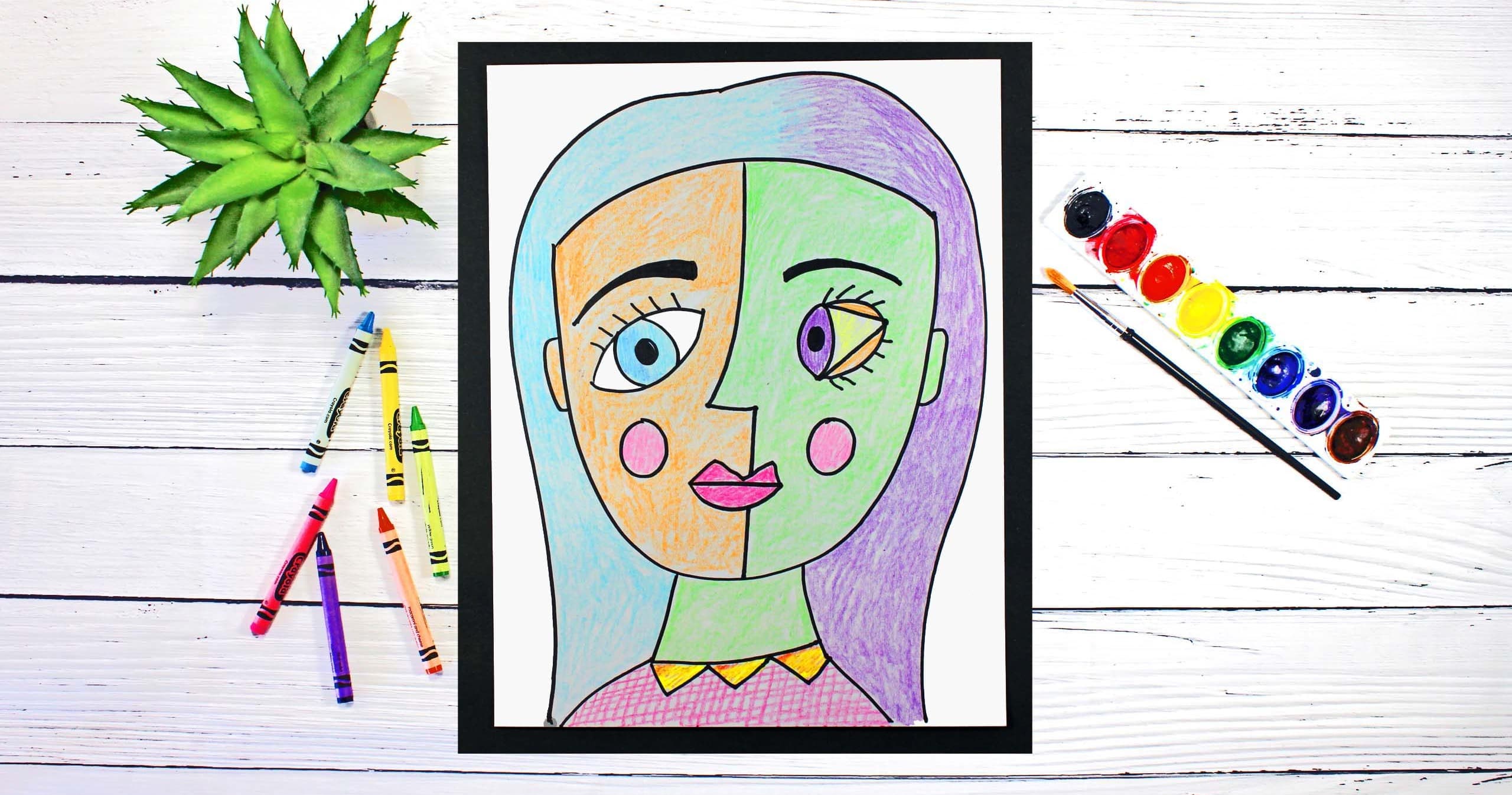 Art Class - Cubist Portraits Inspired