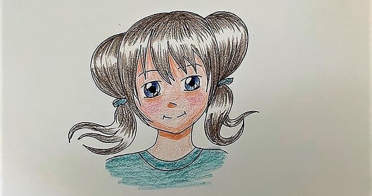 Art Class - Anime Self-Portrait Drawing