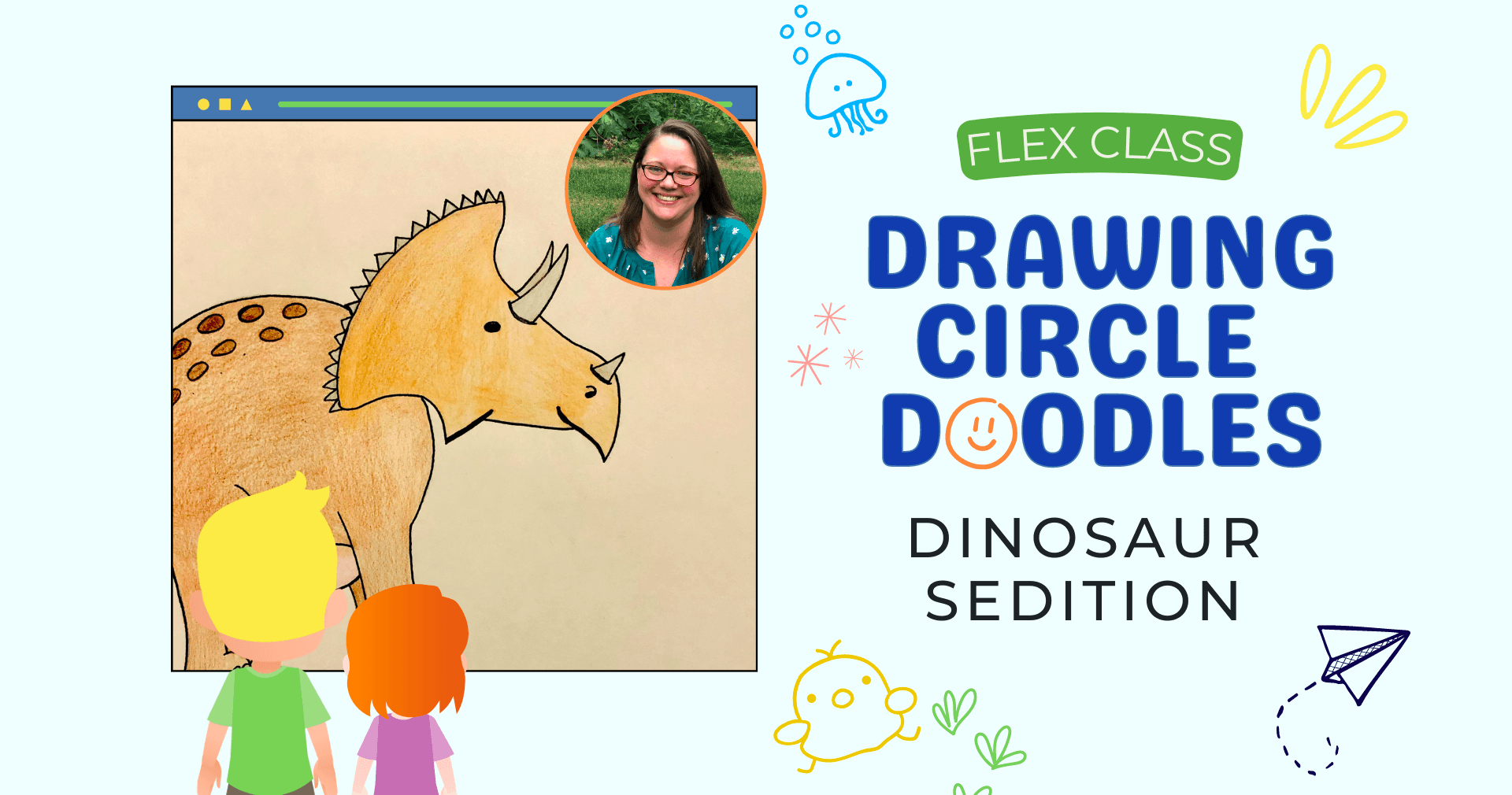 Art Class - Dino Doodle Art for Kids