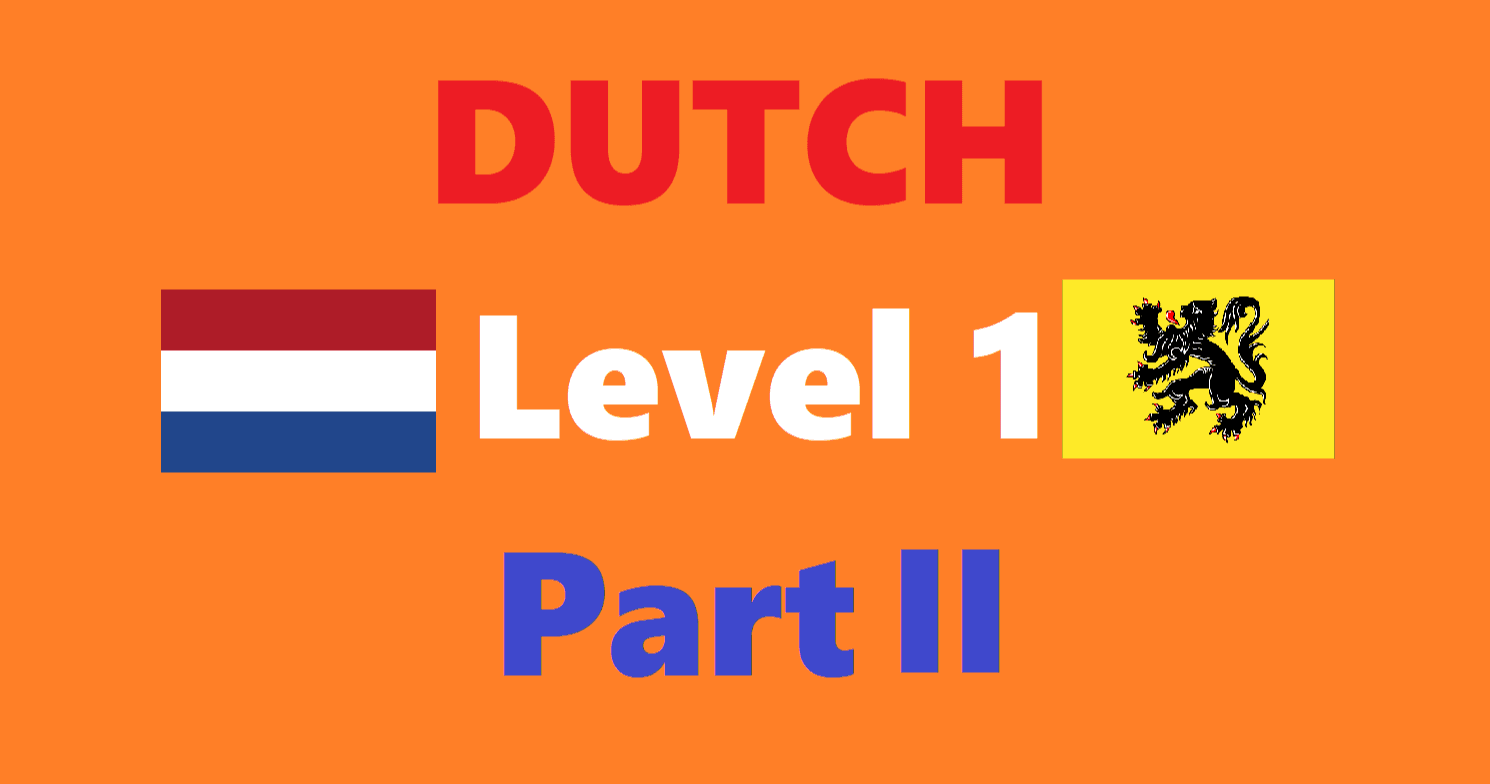 World Languages Class - Intro to Dutch