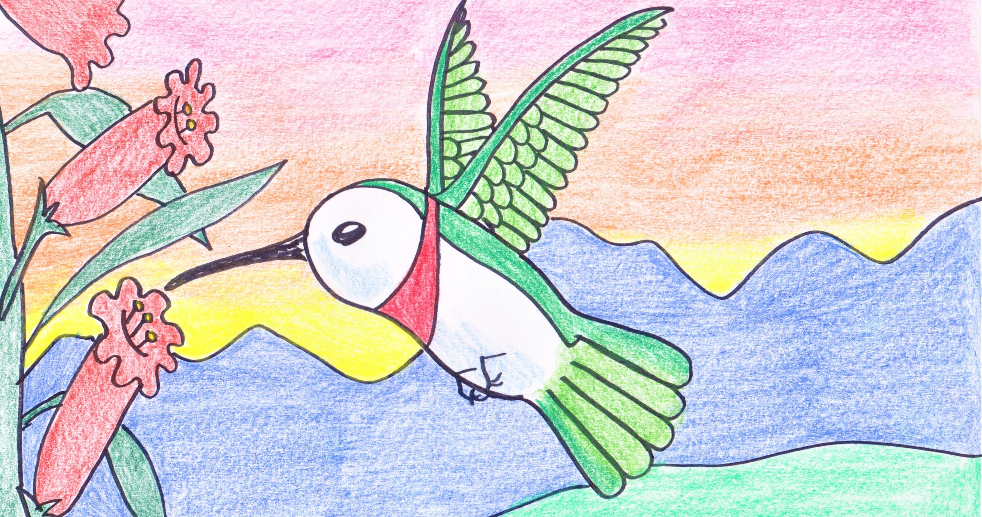 Art Class - Draw a Delicate Hummingbird
