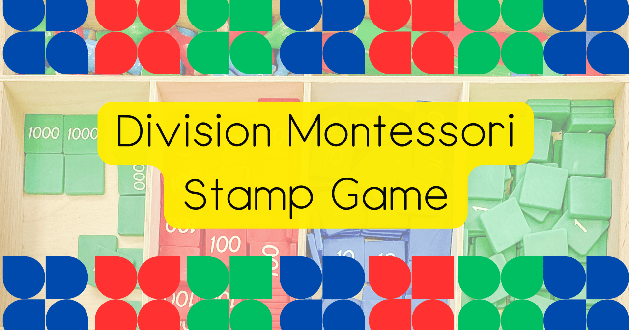 Math Class - Montessori Division Game