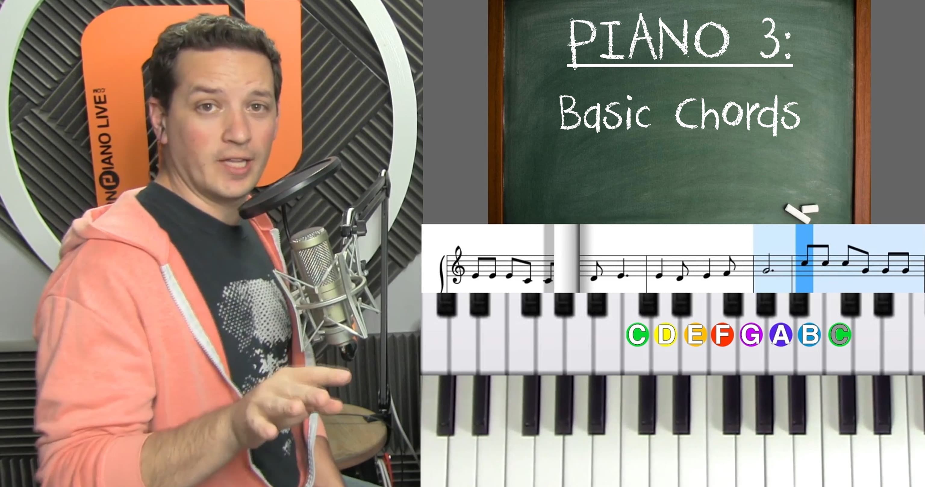 Music Class - Piano 3 - Basic Chords