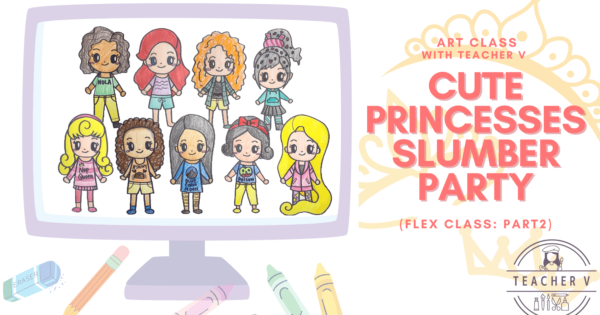 Art Class - Cute Chibi Princess Drawings