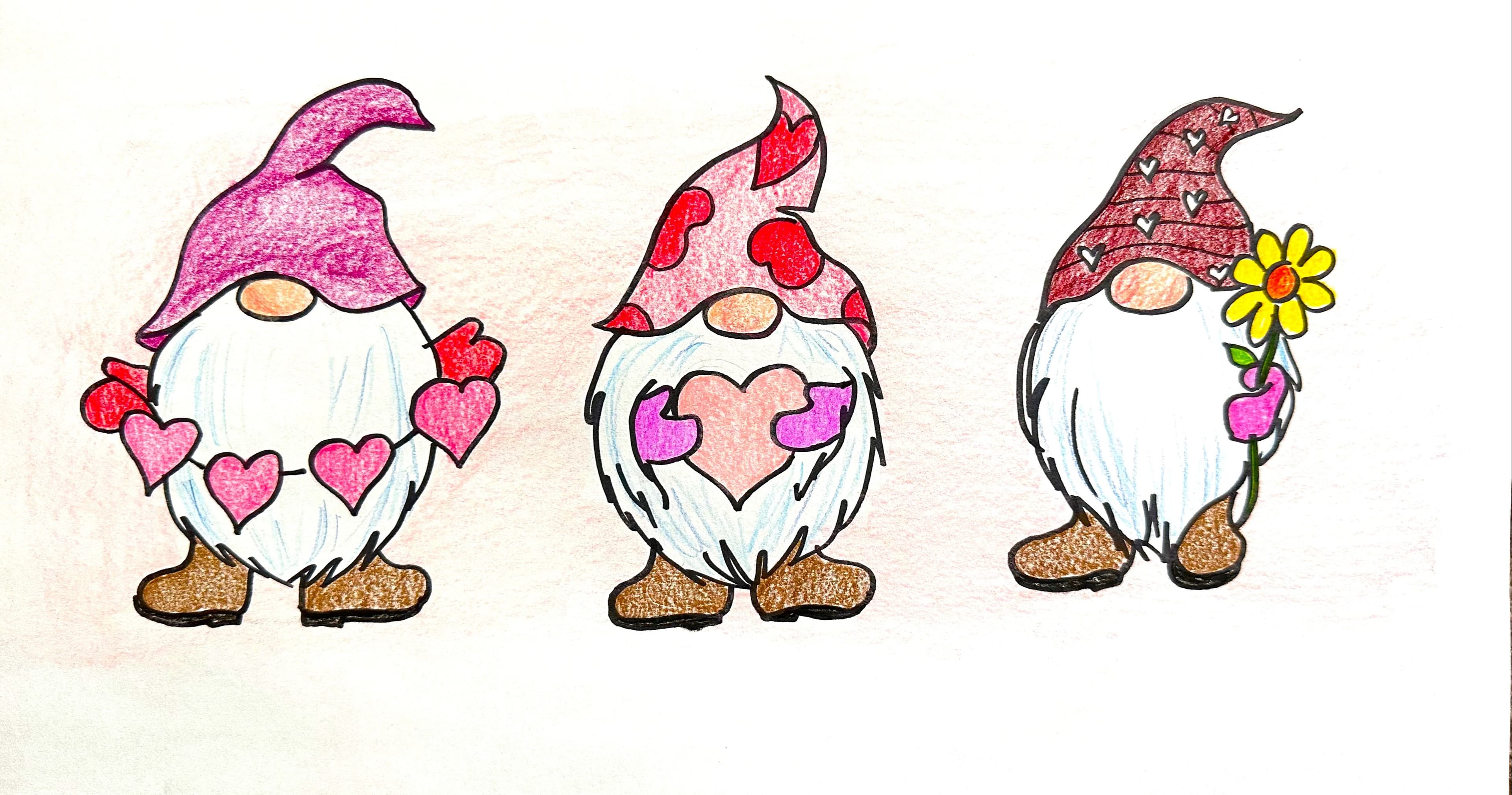 Art Class - Adorable Valentine Gnomes