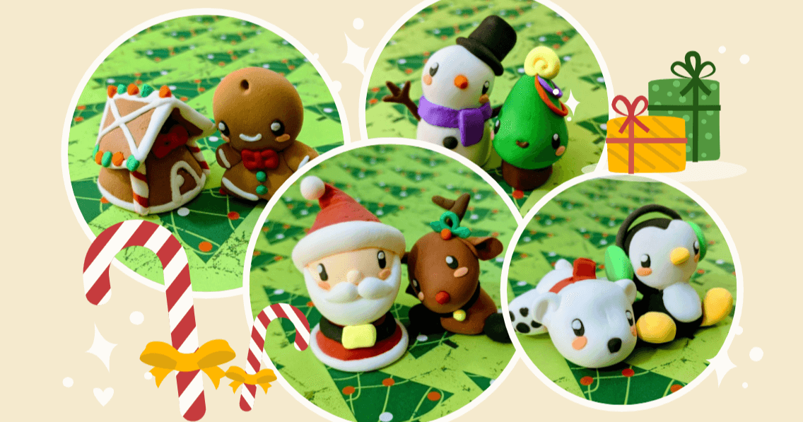 Art Class - Christmas Clay Figurines
