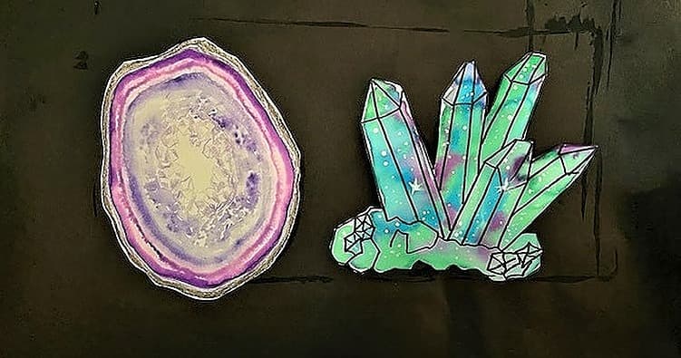 Art Class - Cosmic Crystal & Geode Art