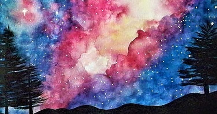 Art Class - Paint a Galaxy Landscape