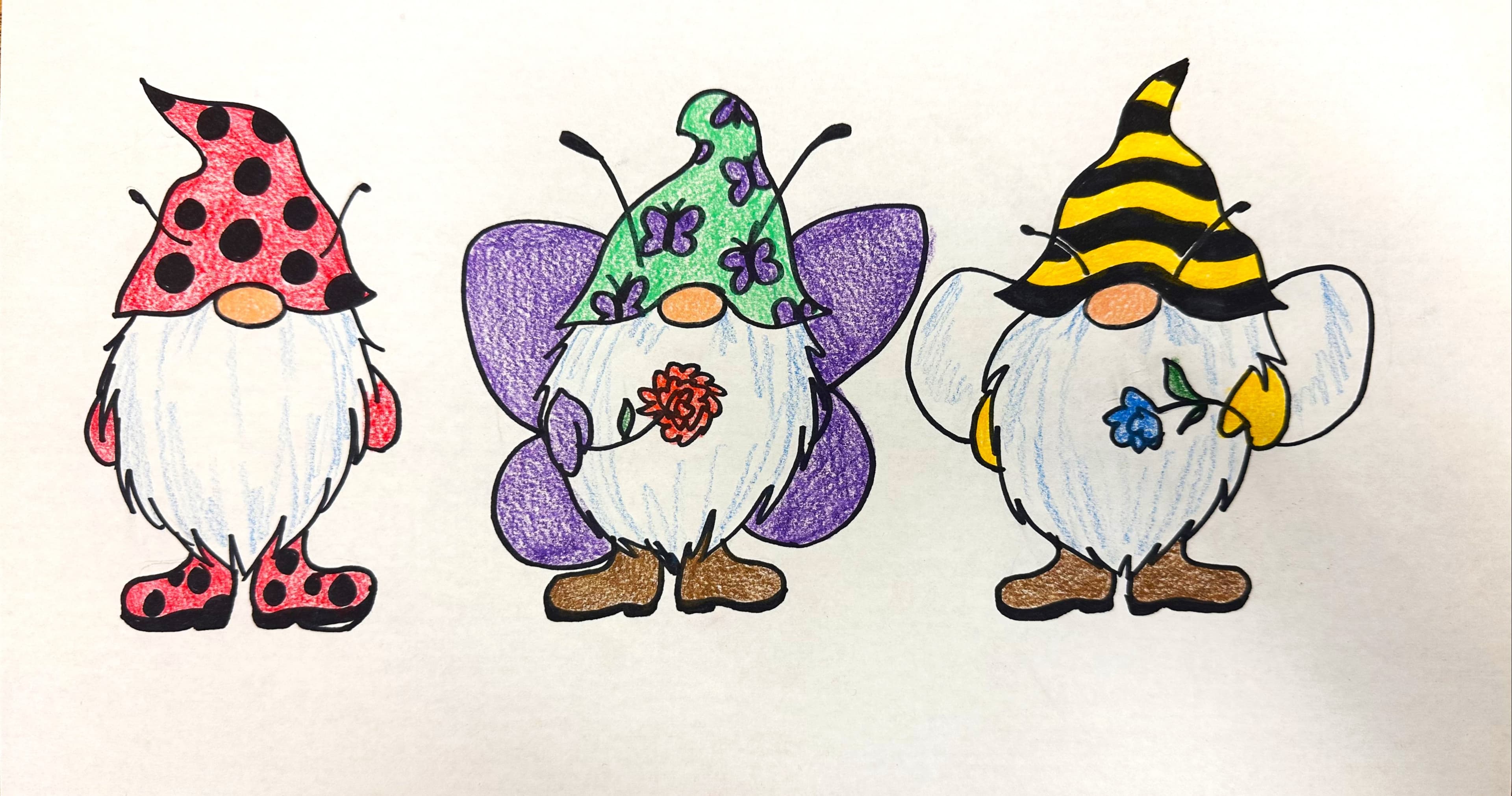 Art Class - Draw Adorable Buggy Gnomes