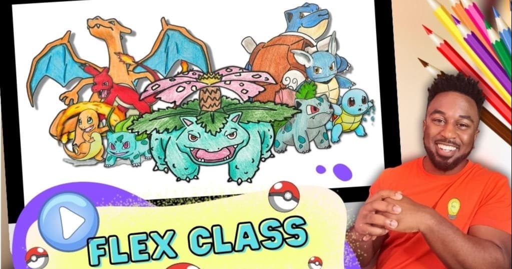Art Class - Starter Pokemon Sketching