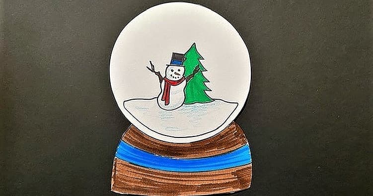 Art Class - Draw a Festive Snow Globe