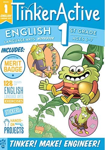 TinkerActive Workbooks: 1st Grade English