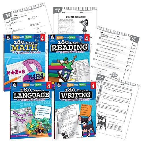 180 Days of Practice Grade 4 Bundle (Jodene