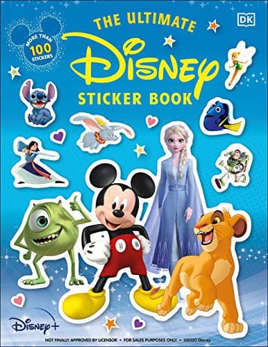 The Ultimate Disney Sticker Book (DK, Paperback,